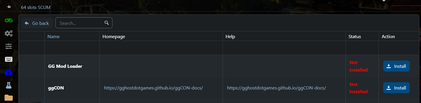 Mod Manager — both mods not installed